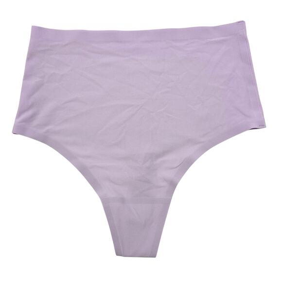 Chantelle Women's Soft Stretch High Waist Thong Panty Purple One Size Set Of 2 - Picture 5 of 6